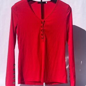 Red long sleeve